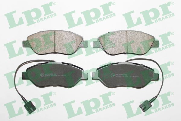 Brake Pad Set, disc brake - 05P1658 LPR