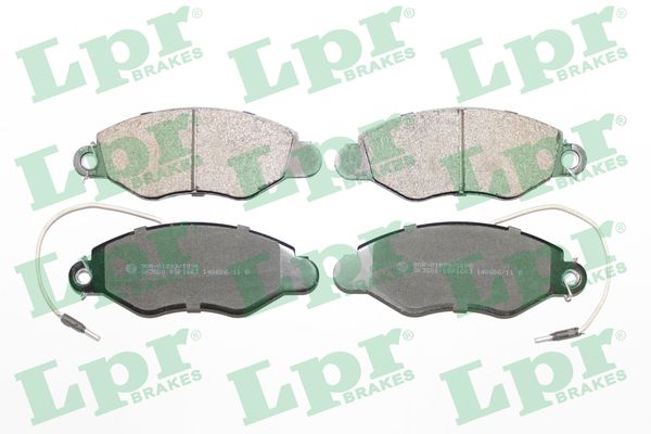 Kit pastiglie freno, Freno a disco - 05P1663 LPR