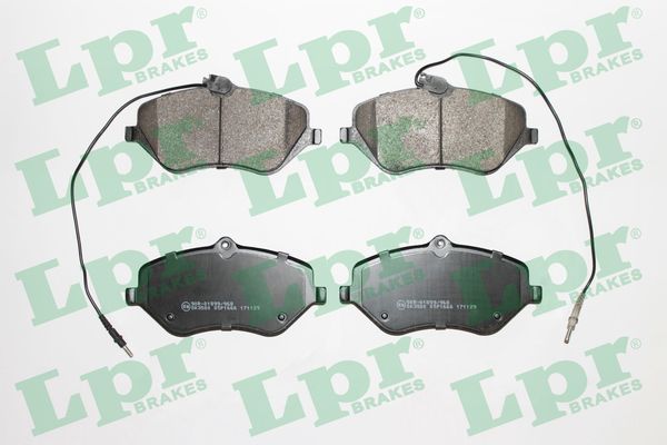 Kit pastiglie freno, Freno a disco - 05P1666 LPR