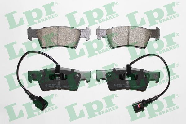 Комплект тормозных колодок, дисковый тормоз - 05P1667 LPR
