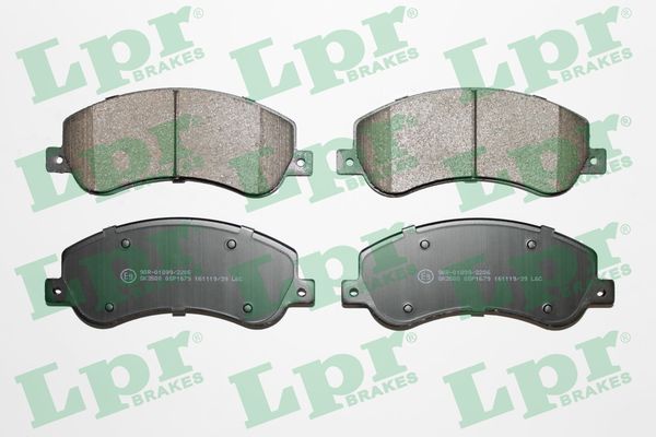 Комплект тормозных колодок, дисковый тормоз - 05P1679 LPR