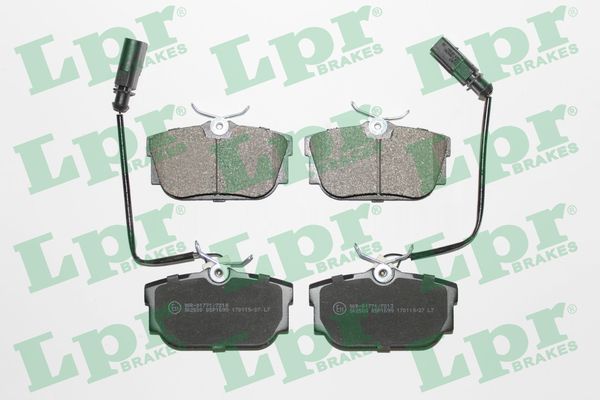 Комплект тормозных колодок, дисковый тормоз - 05P1699 LPR