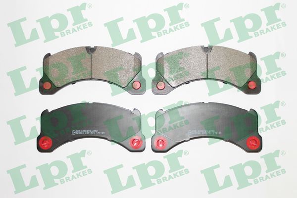 Brake Pad Set, disc brake - 05P1731 LPR