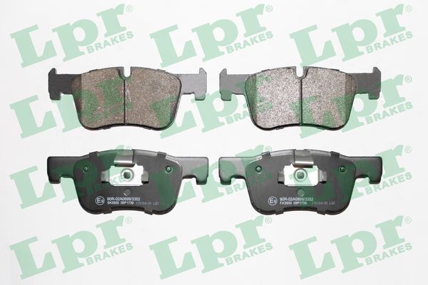Brake Pad Set, disc brake - 05P1739 LPR