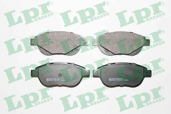 Brake Pad Set, disc brake - 05P1751 LPR