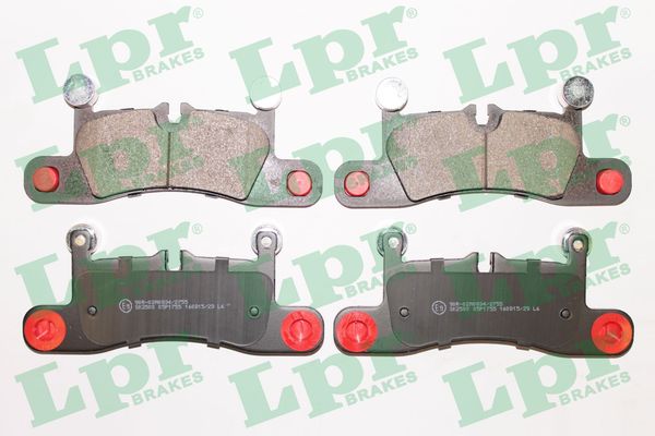 Комплект тормозных колодок, дисковый тормоз - 05P1755 LPR