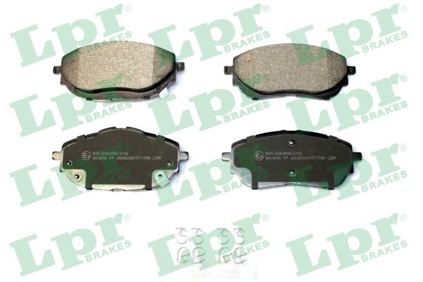 Brake Pad Set, disc brake - 05P1784 LPR