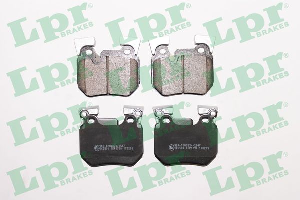 Brake Pad Set, disc brake - 05P1790 LPR