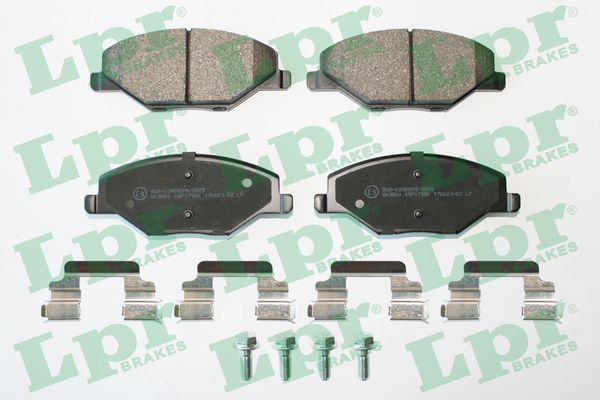 Комплект тормозных колодок, дисковый тормоз - 05P1795K LPR