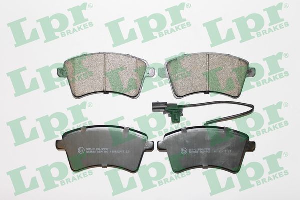 Brake Pad Set, disc brake - 05P1800 LPR