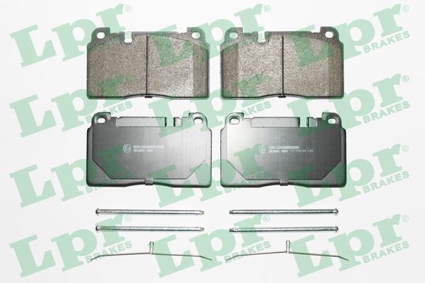 Комплект тормозных колодок, дисковый тормоз - 05P1804 LPR