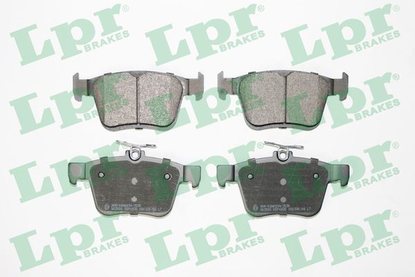 Комплект тормозных колодок, дисковый тормоз - 05P1835 LPR