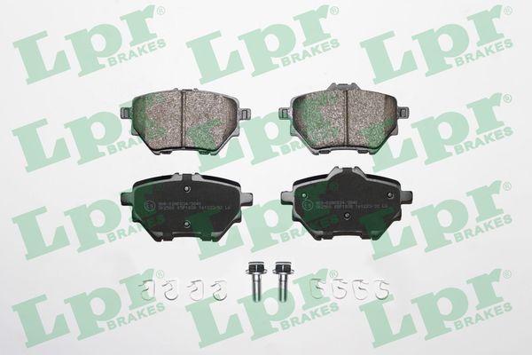 Комплект тормозных колодок, дисковый тормоз - 05P1838 LPR