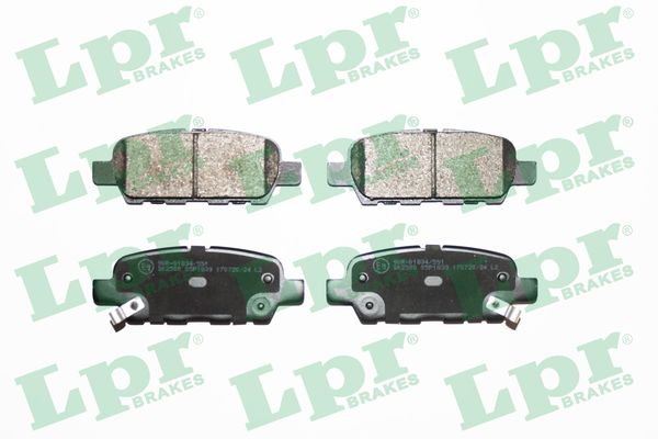 Brake Pad Set, disc brake - 05P1839 LPR