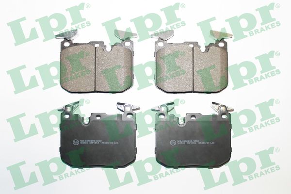 Комплект тормозных колодок, дисковый тормоз - 05P1854 LPR