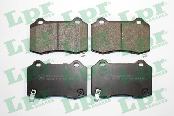Brake Pad Set, disc brake - 05P1855 LPR