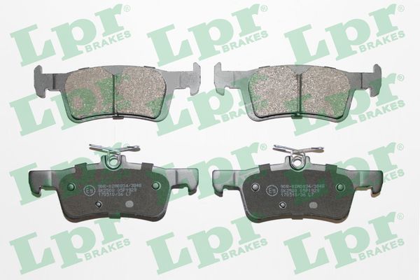 Комплект тормозных колодок, дисковый тормоз - 05P1929 LPR
