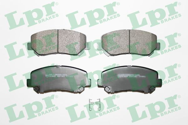 Комплект тормозных колодок, дисковый тормоз - 05P1957 LPR