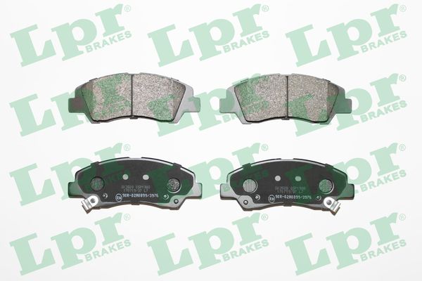 Комплект тормозных колодок, дисковый тормоз - 05P1988 LPR