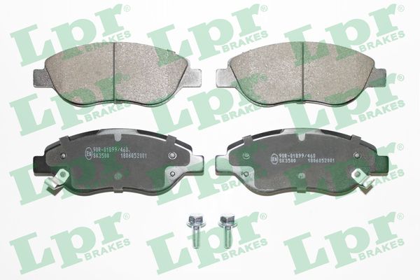 Комплект тормозных колодок, дисковый тормоз - 05P2001 LPR