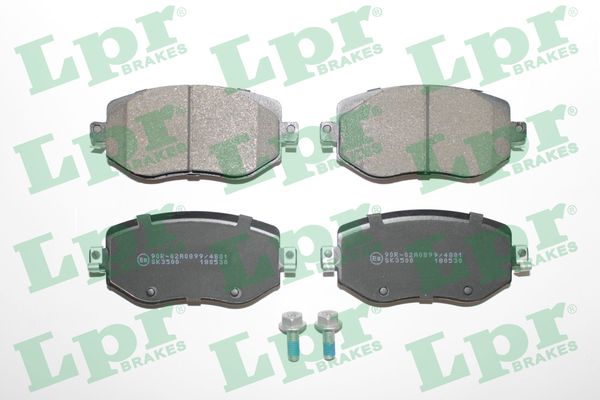 Комплект тормозных колодок, дисковый тормоз - 05P2005 LPR
