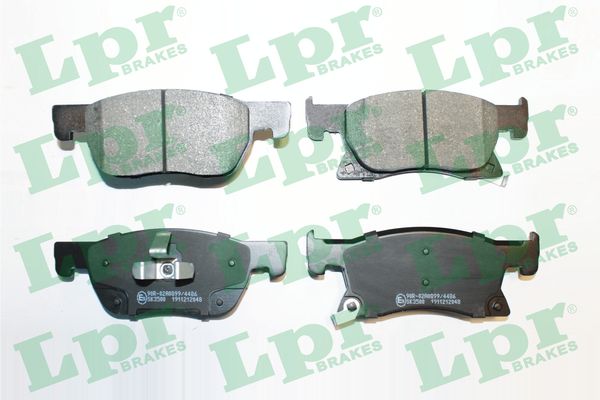 Комплект тормозных колодок, дисковый тормоз - 05P2048 LPR