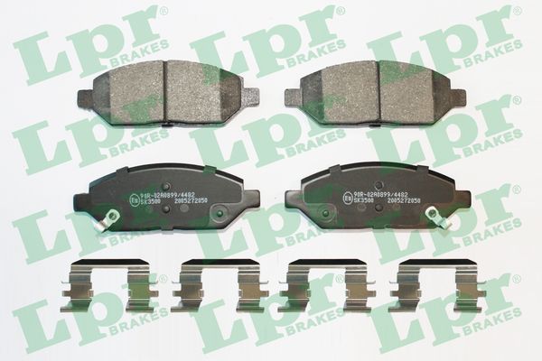 Brake Pad Set, disc brake - 05P2050K LPR