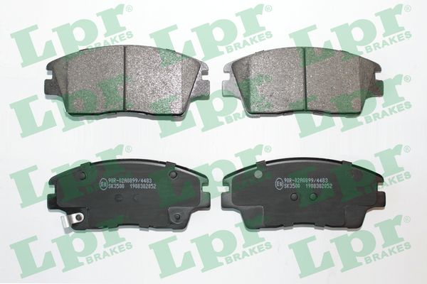 Brake Pad Set, disc brake - 05P2052 LPR