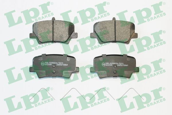 Kit pastiglie freno, Freno a disco - 05P2061 LPR