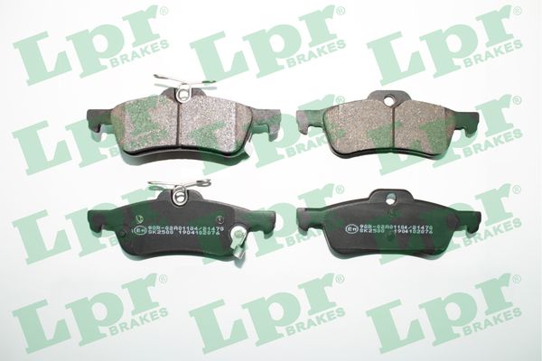 Комплект тормозных колодок, дисковый тормоз - 05P2076 LPR