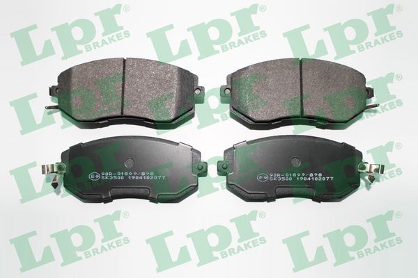 Комплект тормозных колодок, дисковый тормоз - 05P2077 LPR