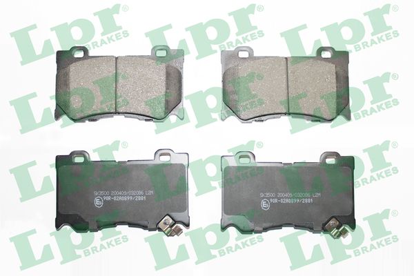 Kit pastiglie freno, Freno a disco - 05P2086 LPR
