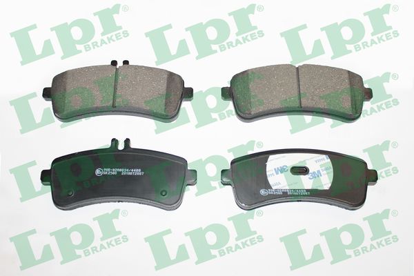 Комплект тормозных колодок, дисковый тормоз - 05P2087 LPR