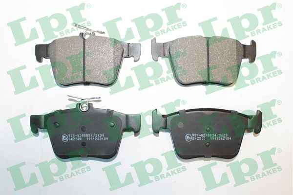 Brake Pad Set, disc brake - 05P2104 LPR