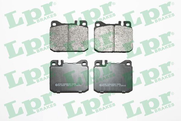 Комплект тормозных колодок, дисковый тормоз - 05P211 LPR