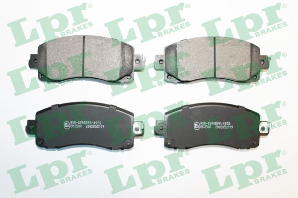 Brake Pad Set, disc brake - 05P2119 LPR