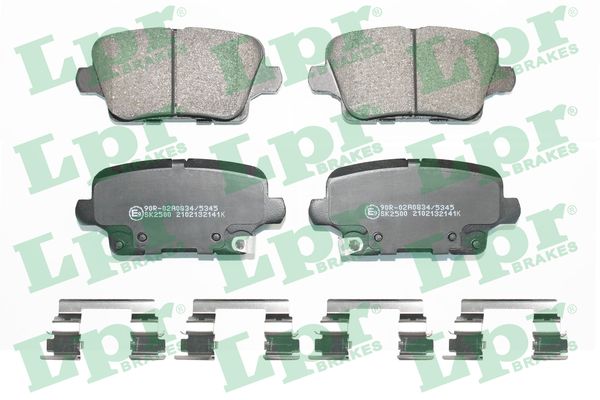 Brake Pad Set, disc brake - 05P2141K LPR