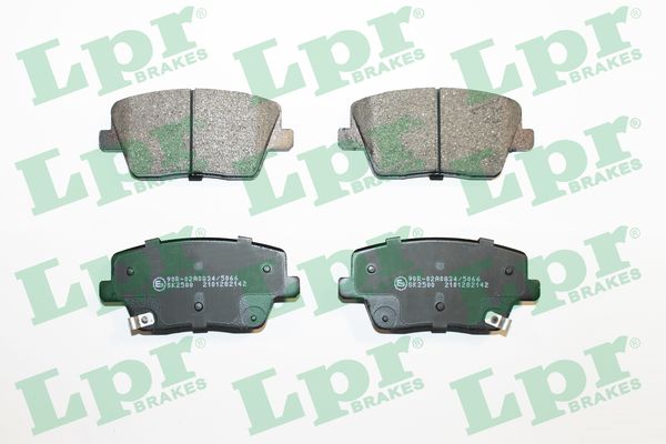 Brake Pad Set, disc brake - 05P2142 LPR