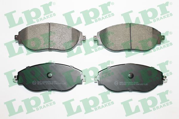 Комплект тормозных колодок, дисковый тормоз - 05P2163 LPR