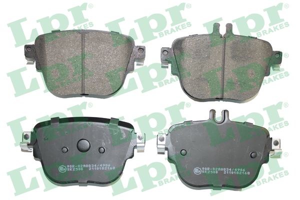 Kit pastiglie freno, Freno a disco - 05P2168 LPR