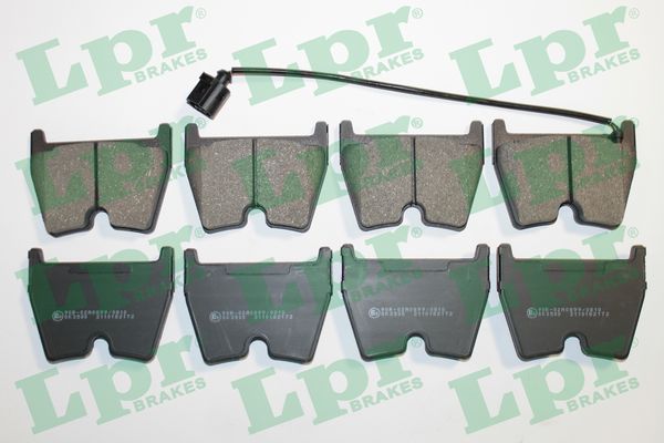 Brake Pad Set, disc brake - 05P2172 LPR