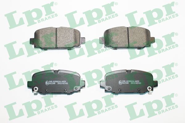 Комплект тормозных колодок, дисковый тормоз - 05P2183 LPR