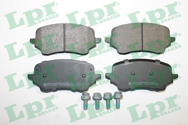 Комплект тормозных колодок, дисковый тормоз - 05P2188 LPR