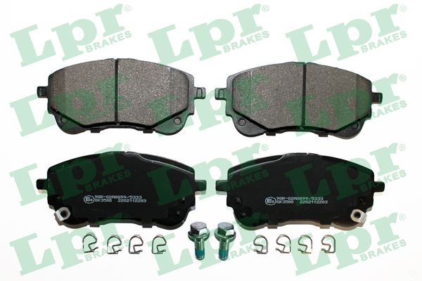 Kit pastiglie freno, Freno a disco - 05P2203 LPR
