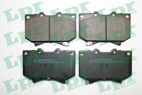 Brake Pad Set, disc brake - 05P2211 LPR