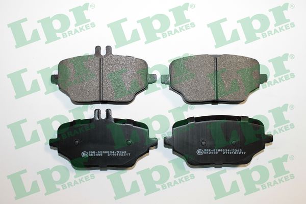 Комплект тормозных колодок, дисковый тормоз - 05P2217 LPR