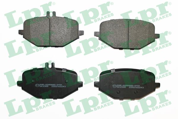 Brake Pad Set, disc brake - 05P2243 LPR