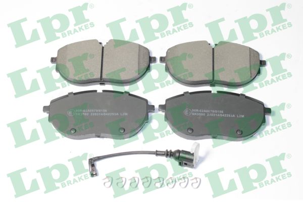 Комплект тормозных колодок, дисковый тормоз - 05P2253A LPR