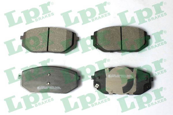 Комплект тормозных колодок, дисковый тормоз - 05P2375 LPR