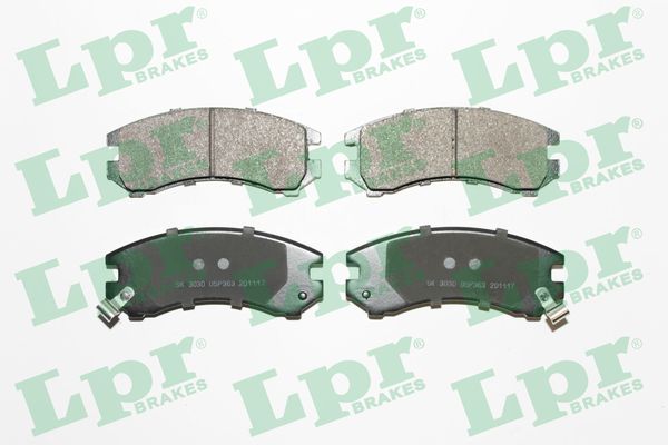 Brake Pad Set, disc brake - 05P363 LPR